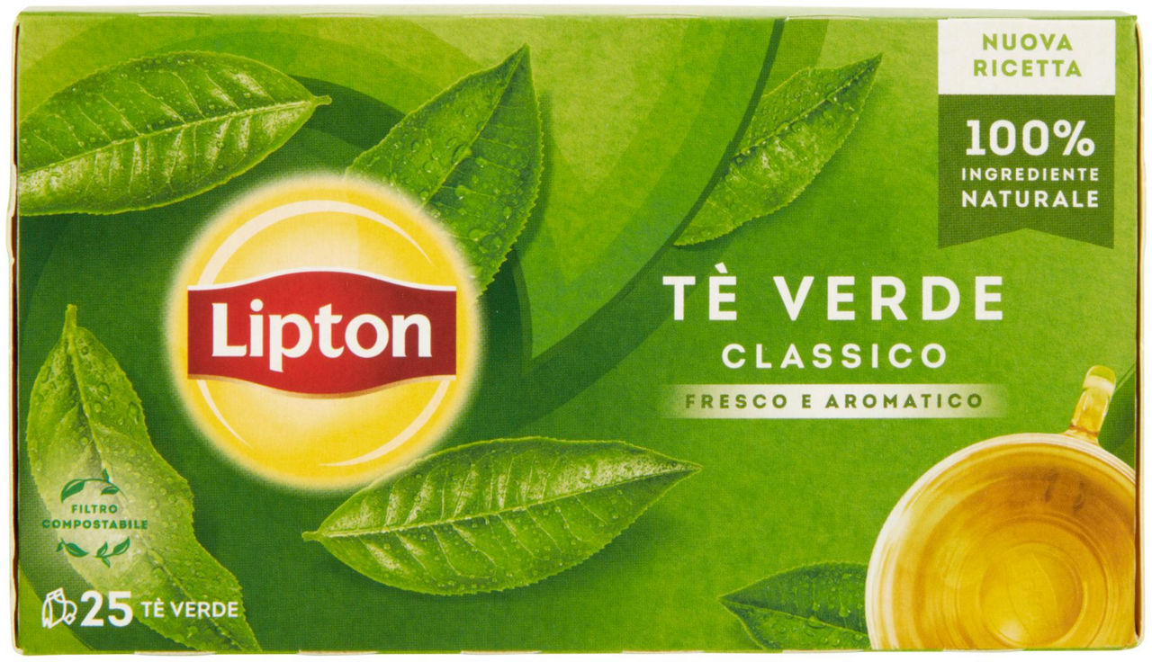 Lipton verde 25 filtri g32,5