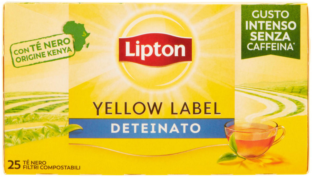 Lipton deteinato 25 filtri g37,5