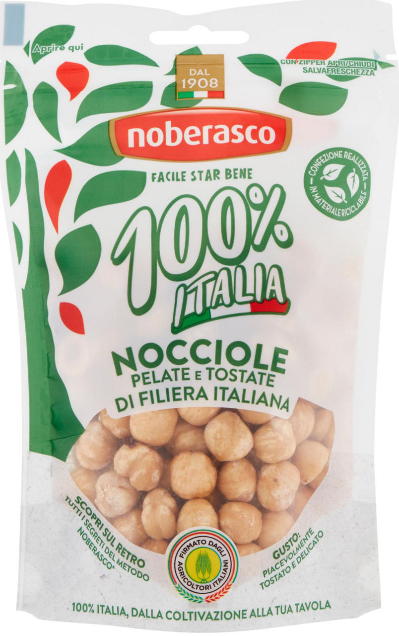 NOCCIOLE PELATE E TOSTATE DI FILIERA ITALIANA 100% ITALIA 120 G - 0