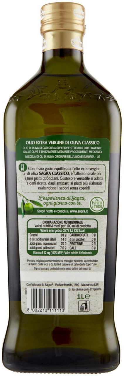 Olio extra vergine di oliva classico 1 lt - Immagine 21