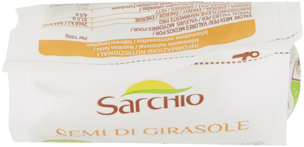 SEMI DI GIRASOLE SENZA GLUTINE  BIOLOGICI SARCHIO GR.150 - 4