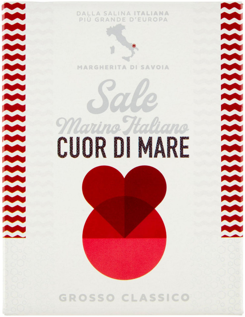 Sale marino cuor di mare grosso atisale  confezione 1 kg