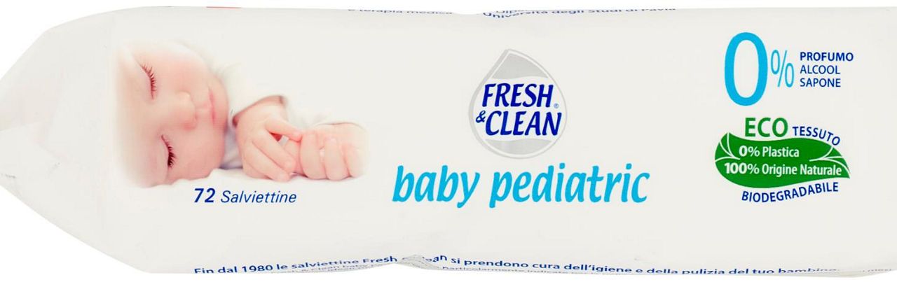 SALVIETTINE  FRESH & CLEAN BABY PEDIATRIC FLOW-PACK PZ.72 - 5
