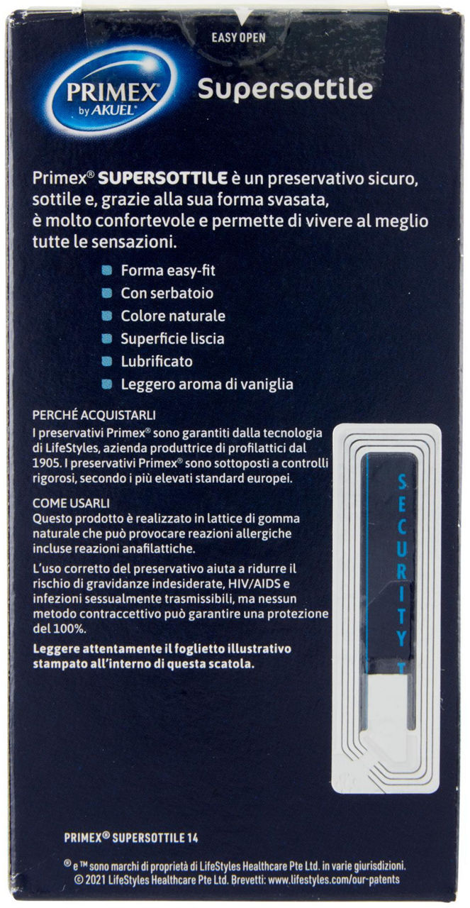 PROFILATTICI PRIMEX SUPERSOTTILE BLISTER  PZ 12+2 - Immagine 21