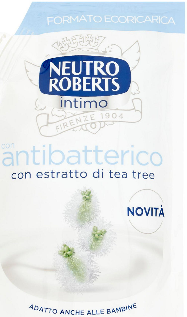 Detergente intimo neutro roberts ecopouch antibatterico 400 ml