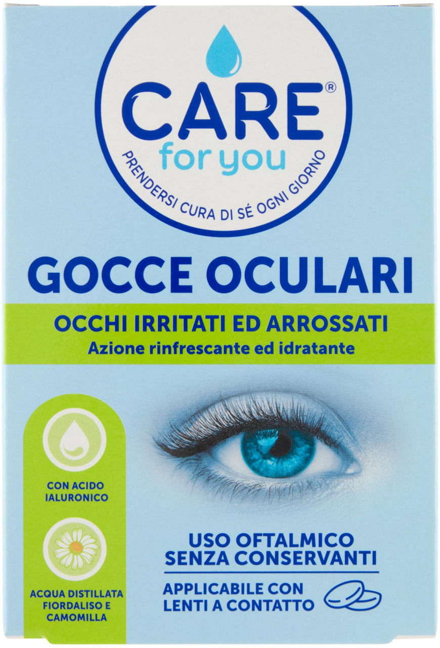 Gocce oculari care for you monodose x 0,5ml conf. pz. 10