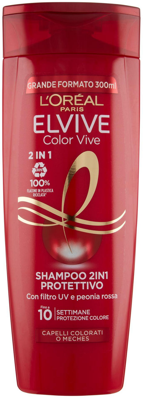 Shampoo colorvive 2in1 l'oreal elvive flacone ml.300