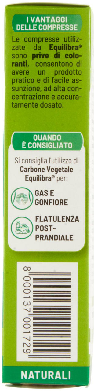 INT.DIETETICO CARBONE VEGETALE  EQUILIBRA SCATOLA 50 COMPRESSE GR.40 - Immagine 31