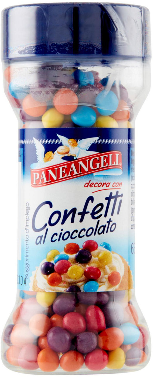 DECORAZIONI CONFETTI AL CIOCCOLATO PANEANGELI BARATTOLO GR 65 - Immagine 01