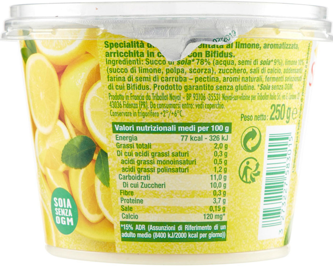 Yogurt di soia al limone 250 gr - Immagine 31