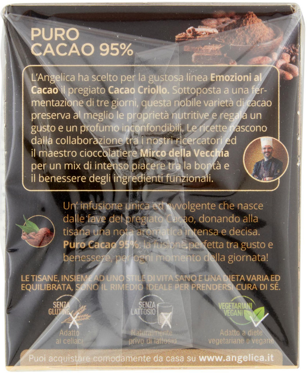 TISANA CACAO 95% L'ANGELICA SCATOLA G 30 - Immagine 11