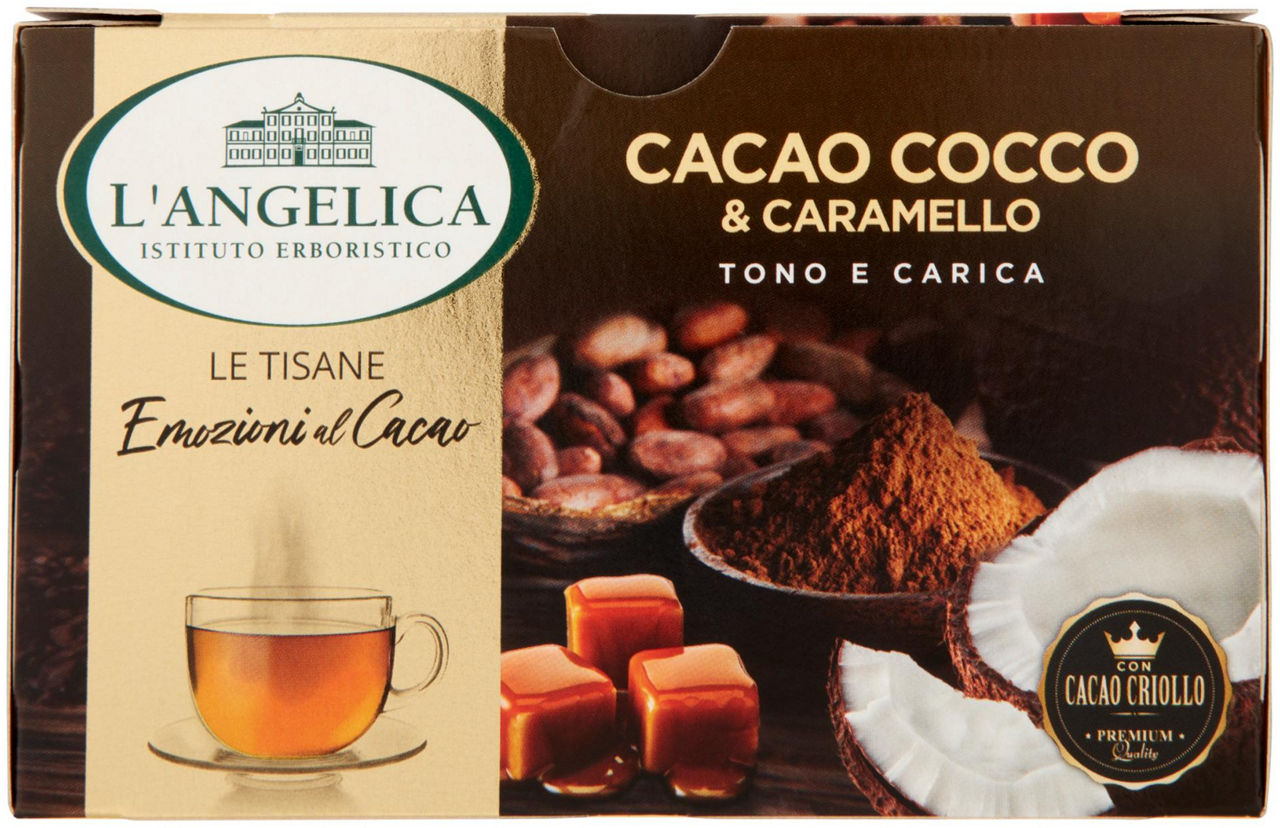 Tisana cacao cocco caramello l'angelica scatola g 30