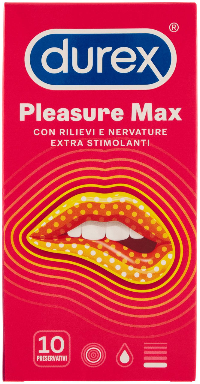 Profilattico durex pleasure max pz 10