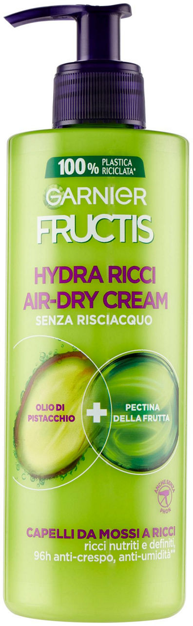 Crema per capelli hydra ricci senza risciacquo 400 ml