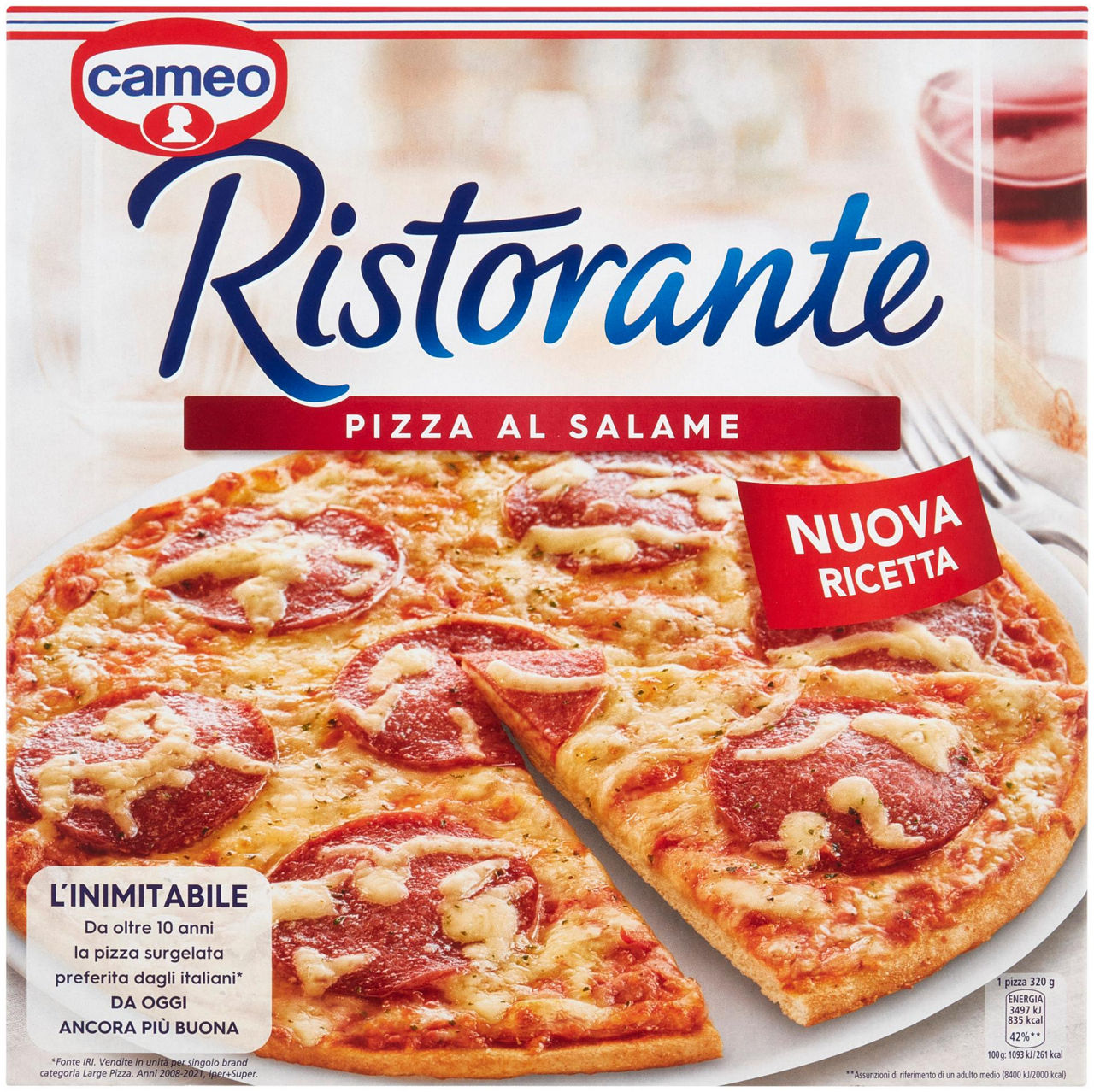 Pizza cameo ristorante salame g 320