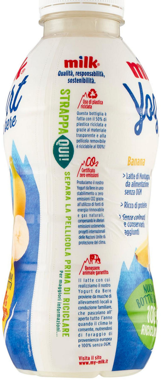 Yogurt da bere alla banana 500 gr - Immagine 11