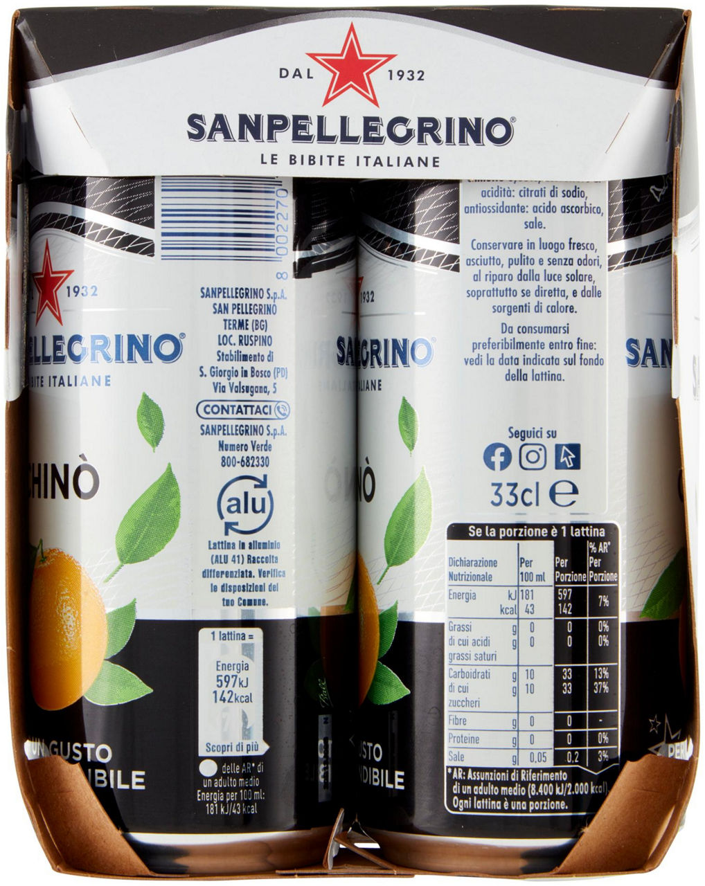 Chinò chinotto 4 pz x 330 ml - Immagine 11