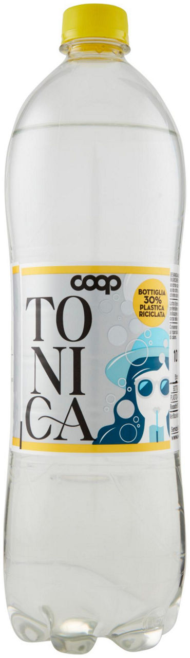 ACQUA TONICA SENZA EDULCORANTI COOP RPET 30% L 1 - Immagine 01