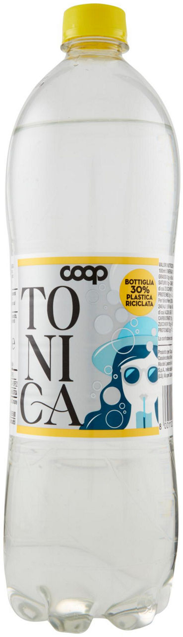 ACQUA TONICA SENZA EDULCORANTI COOP RPET 30% L 1 - Immagine 21