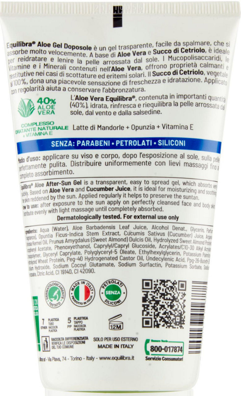 GEL DOPOSOLE CALMANTE ALOE ML 150 - Immagine 21