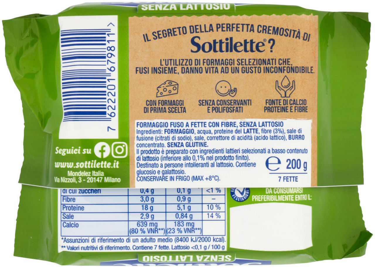 Sottilette formaggio fuso a fette Senza Lattosio - 200 g - Immagine 21