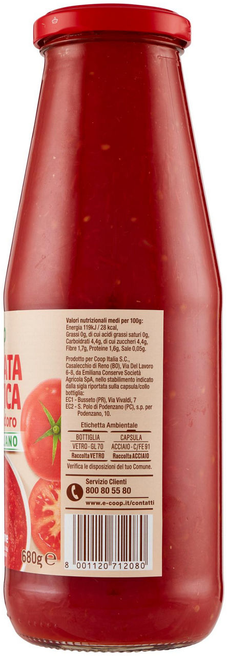 PASSATA DI POMODORO RUSTICA COOP G680 - Immagine 31