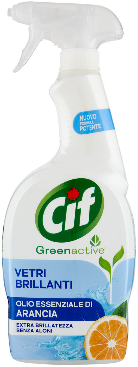 Detergente vetri spray cif green active bergamotto ml 650