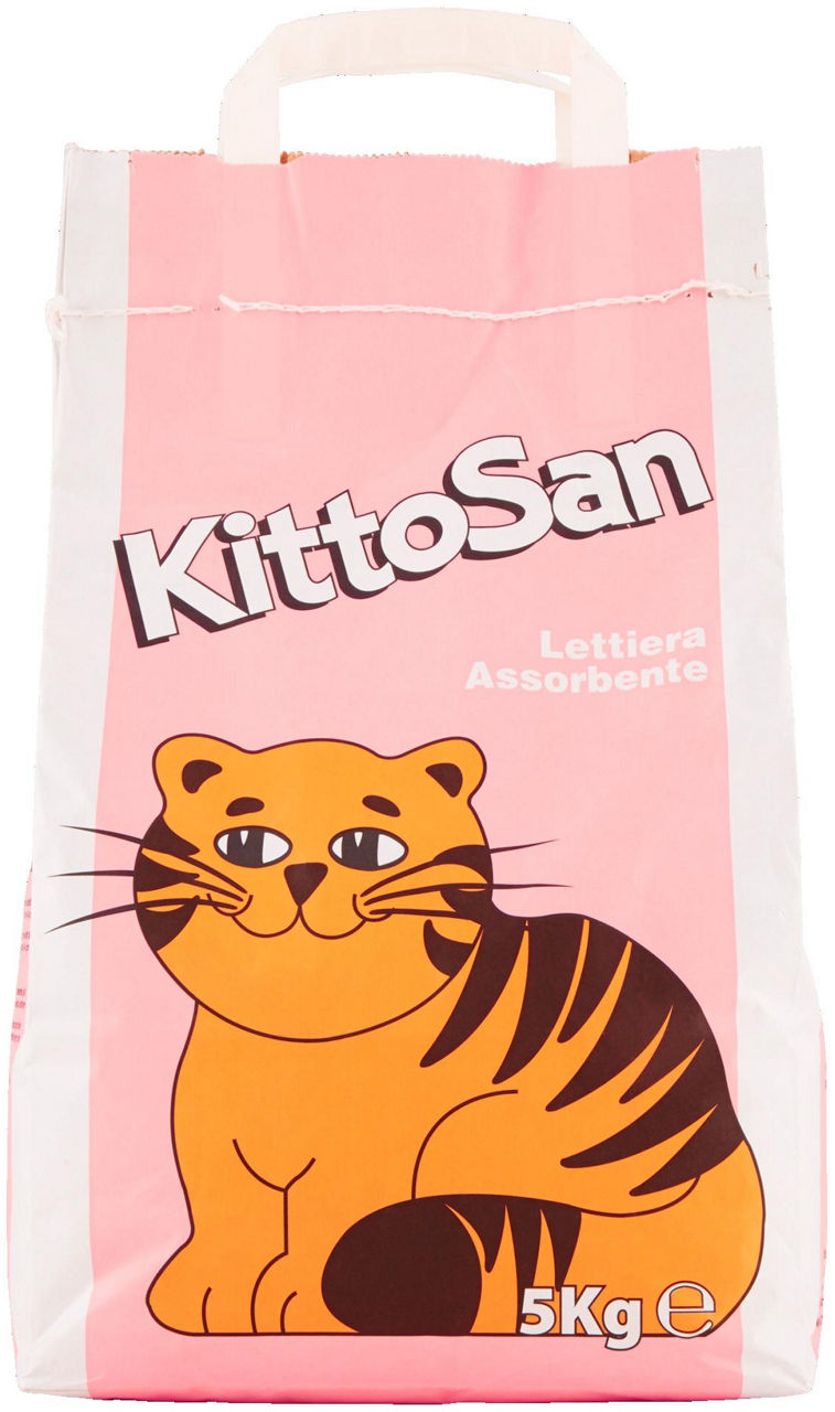 Lettiera per gatti kittosan sacco carta kg.5