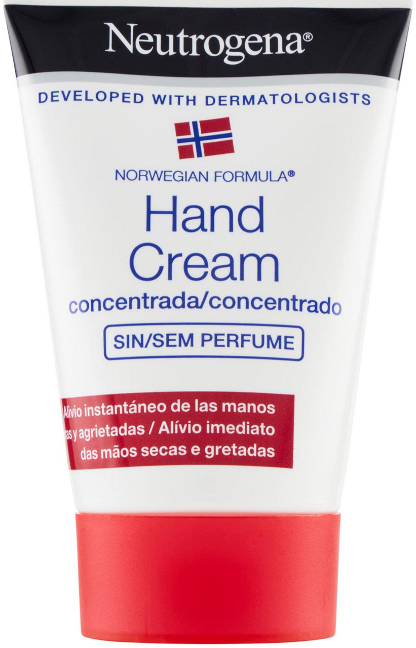 Crema mani neutrogena n/profumata rossa tubo ml.50