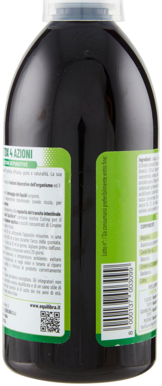 DETOX 4 AZIONI EQUILIBRA ML 500 - 2