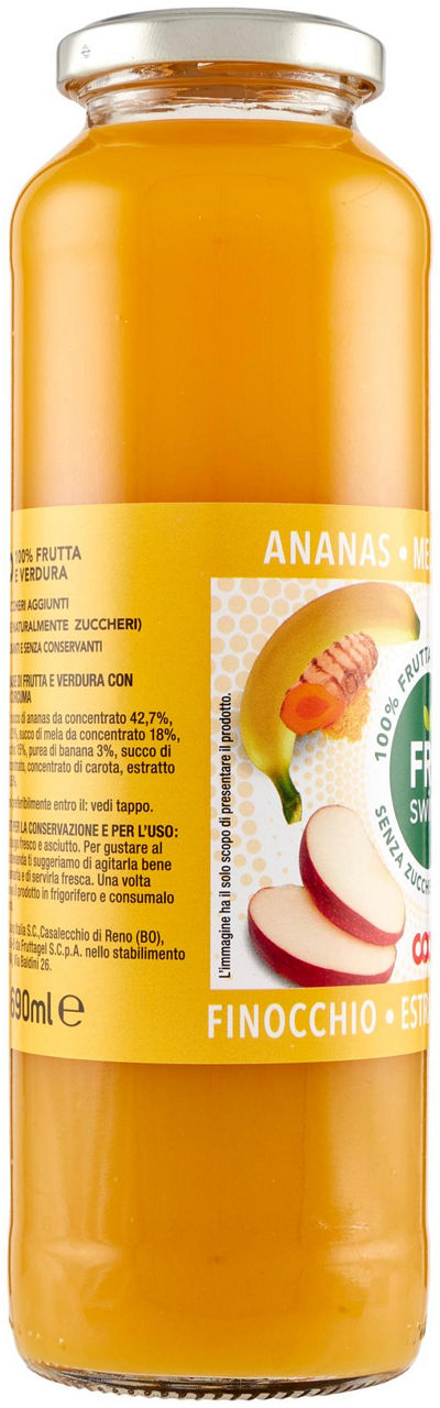 100% FRUTTA E VERDURA GIALLO COOP BOTTIGLIA ML 690 - Immagine 11