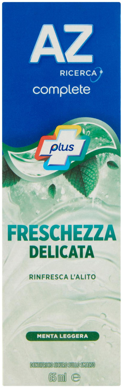 Dentifricio az complete plus freschezza delicata ml 65