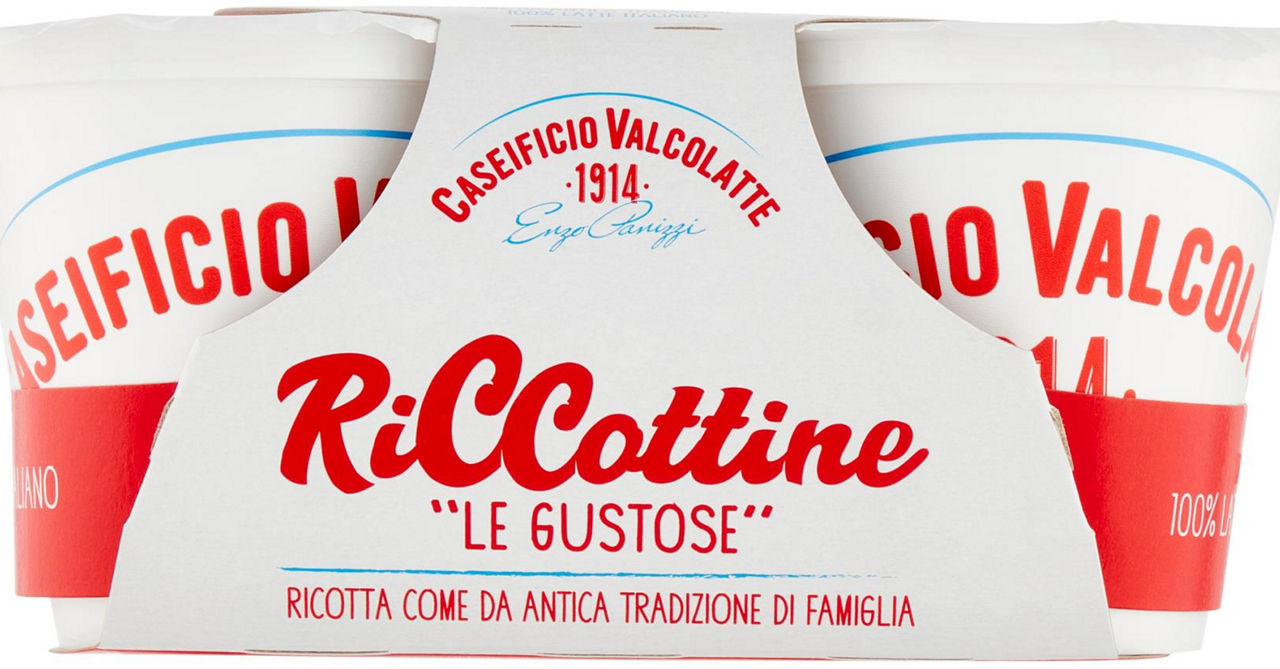 Riccottine le gustose valcolatte 2x90 g