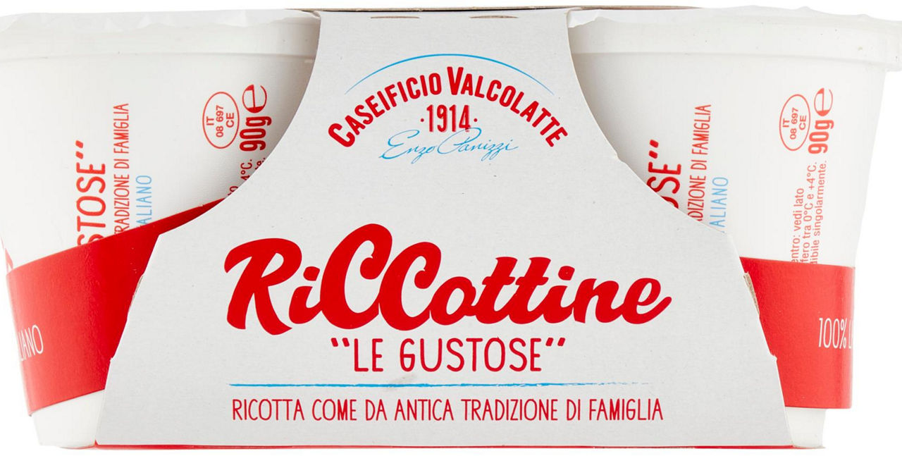 RICCOTTINE LE GUSTOSE VALCOLATTE 2X90 G - Immagine 21