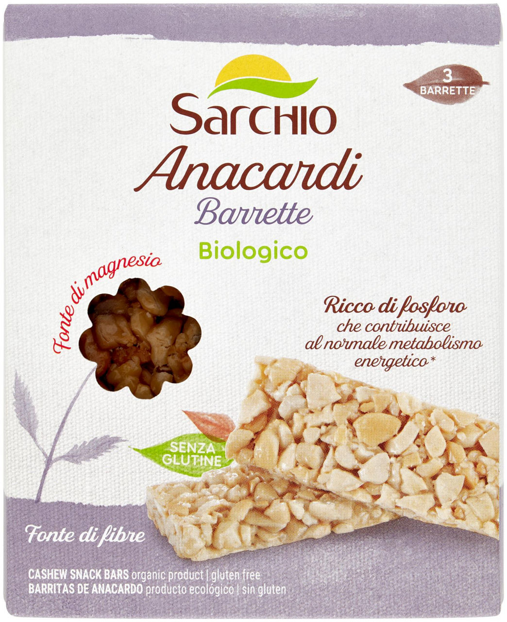 Sg-barrette anacardi bio sarchio g75
