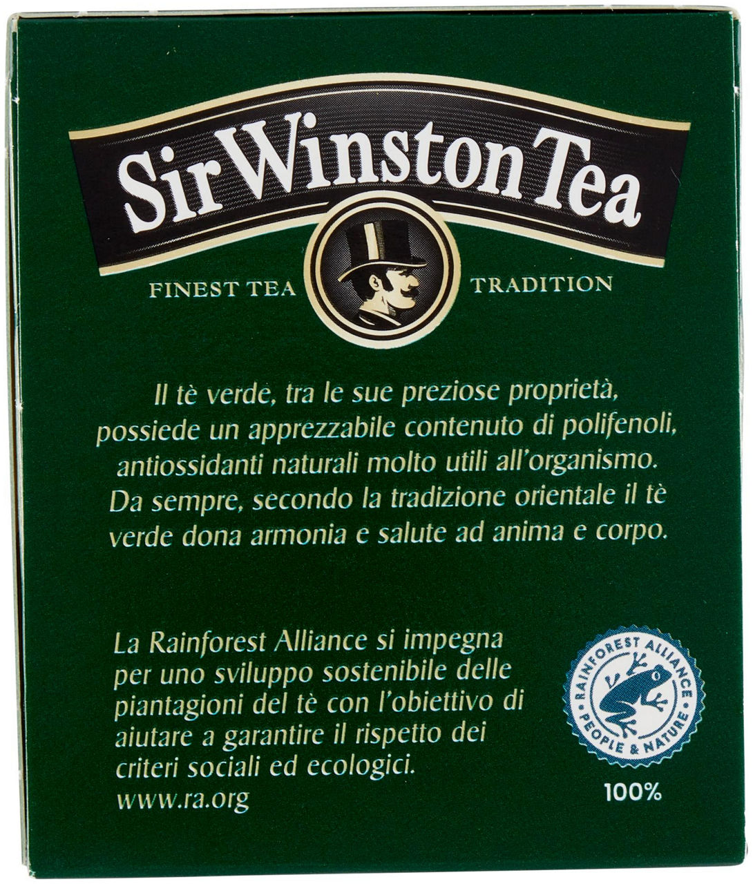 TE'VERDE SIR WINSTON TEA SCATOLA BS 24F RFA G 42 - Immagine 11