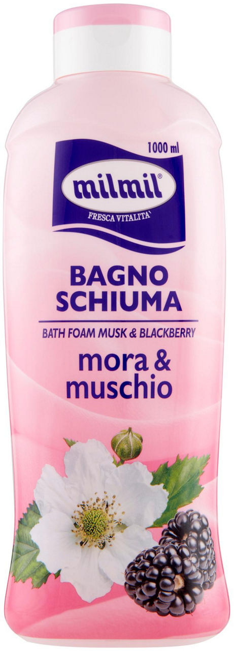 BAGNOSCHIUMA MORA E MUSCHIO FRESCA VITALITA'ML 1000 - Immagine 01