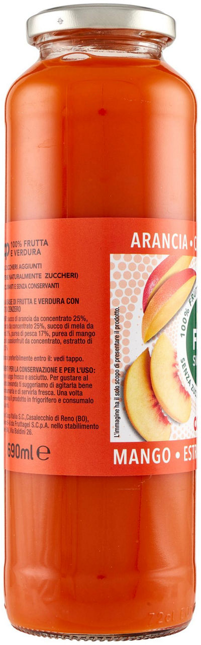 Succo Fru swing Arancia - Carota - Pesca - Mango - Estratto di Zenzero 690 ml - Immagine 11