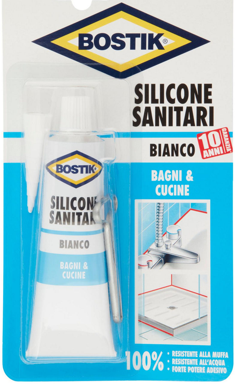 SILICONE SANITARI BIANCO ML. 60 BOSTIK - 0