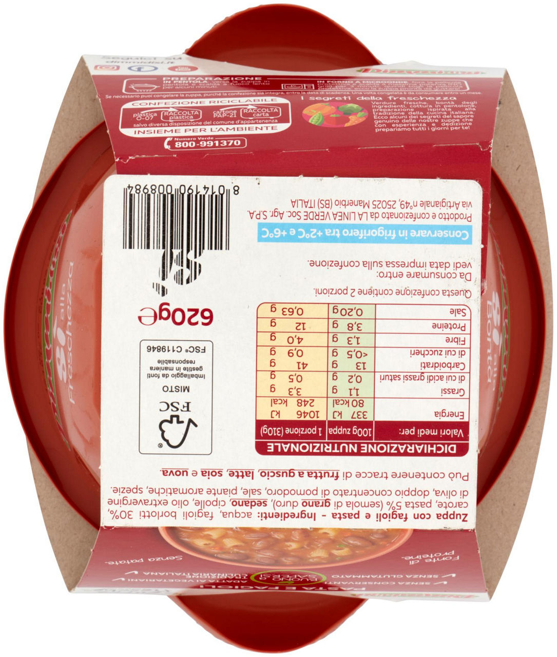 Zuppa di pasta e fagioli 620 gr - Immagine 21