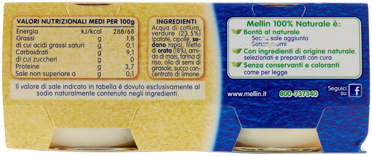 Omogeneizzato di orata e verdure 2 pz x 80 gr - Immagine 21