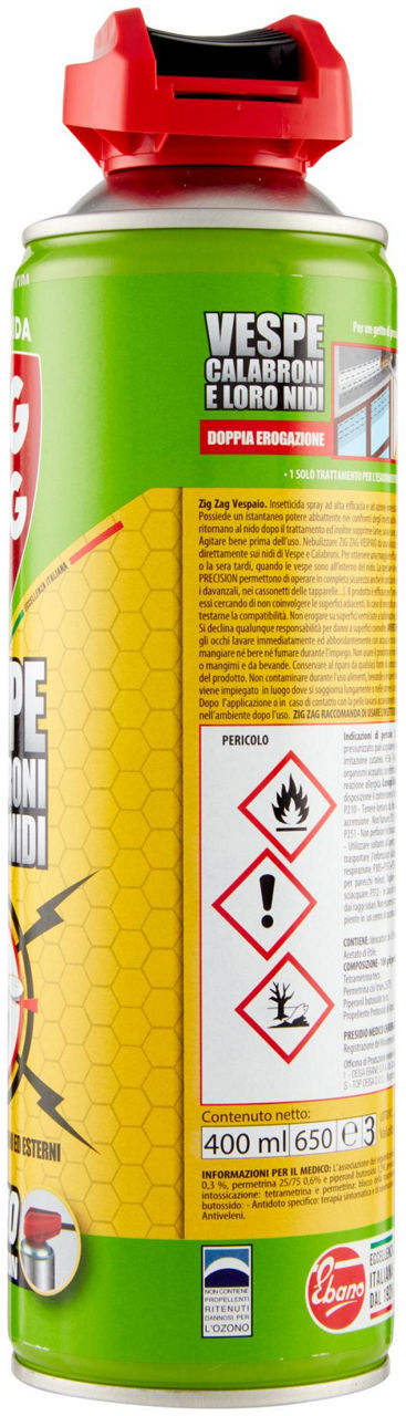 REPULSIVO SPRAY VESPE, CALABRONI E LORO NIDI ML 400 - Immagine 31