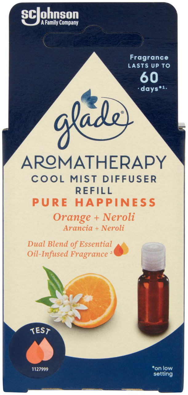 Deo amb.elettr. ricarica glade aromatherapy pure happiness ml 17,4