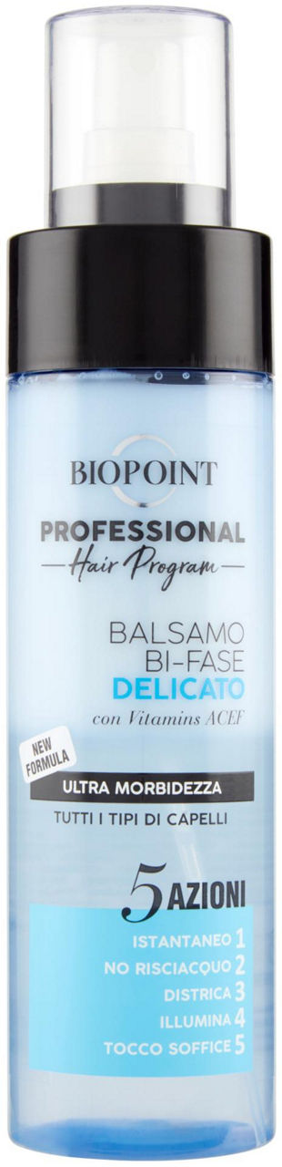 BALSAMO BIOPOINT HAIR PROGRAM BIFASE DELICATO ML 200 - 0