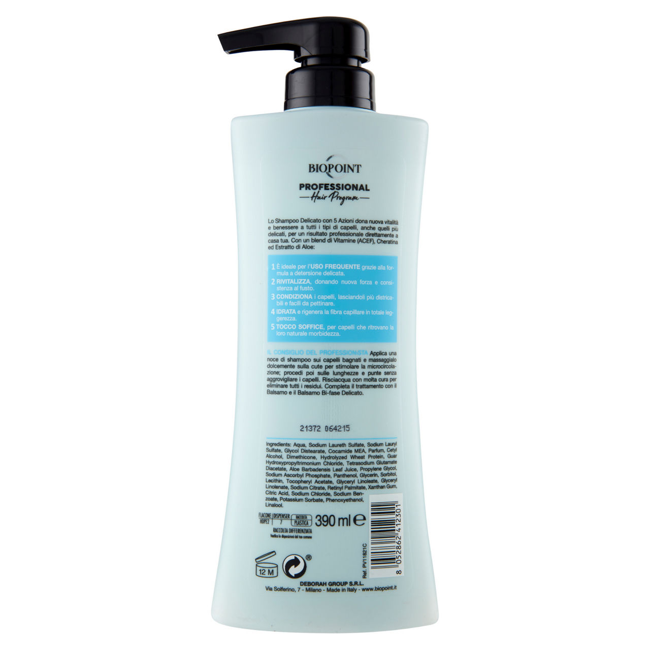 SHAMPOO BIOPOINT HAIR PROGRAM DELICATO ML 390 - Immagine 51