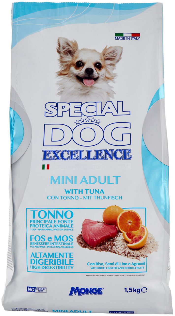 Secco cane special dog excellence mini adult tonno kg 1,5