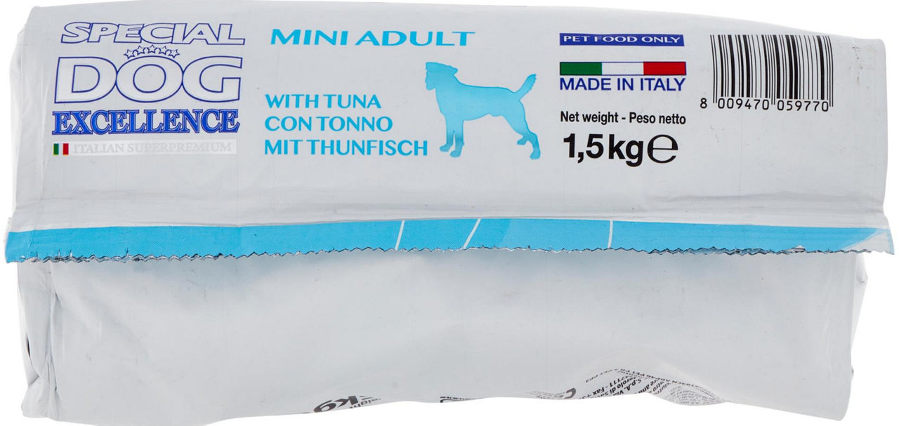 SECCO CANE SPECIAL DOG EXCELLENCE MINI ADULT TONNO KG 1,5 - 5