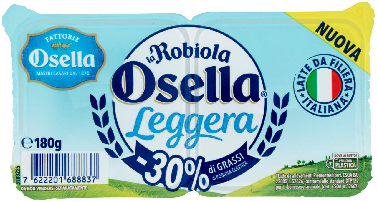 ROBIOLA LEGGERA -30% DI GRASSI OSELLA G 180 - 4