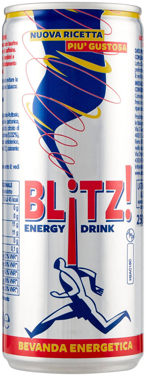 Energy drink power blitz lattina ml 250