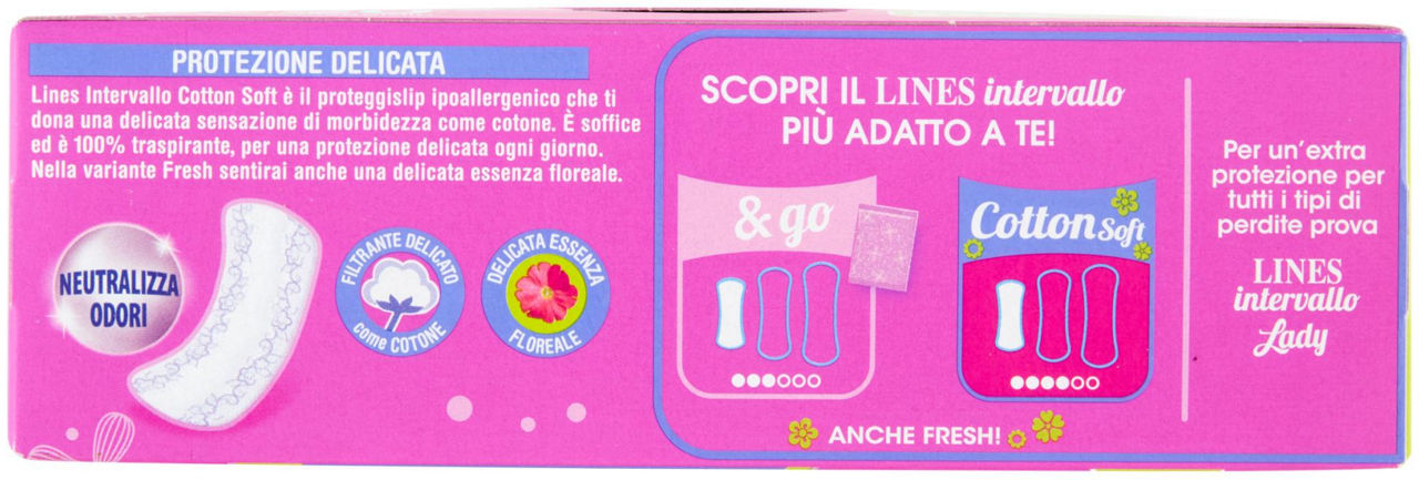 PROTEGGI-SLIP LINES INTERVALLO COTTON SOFT FRESH DISTESO PZ.20 - Immagine 51